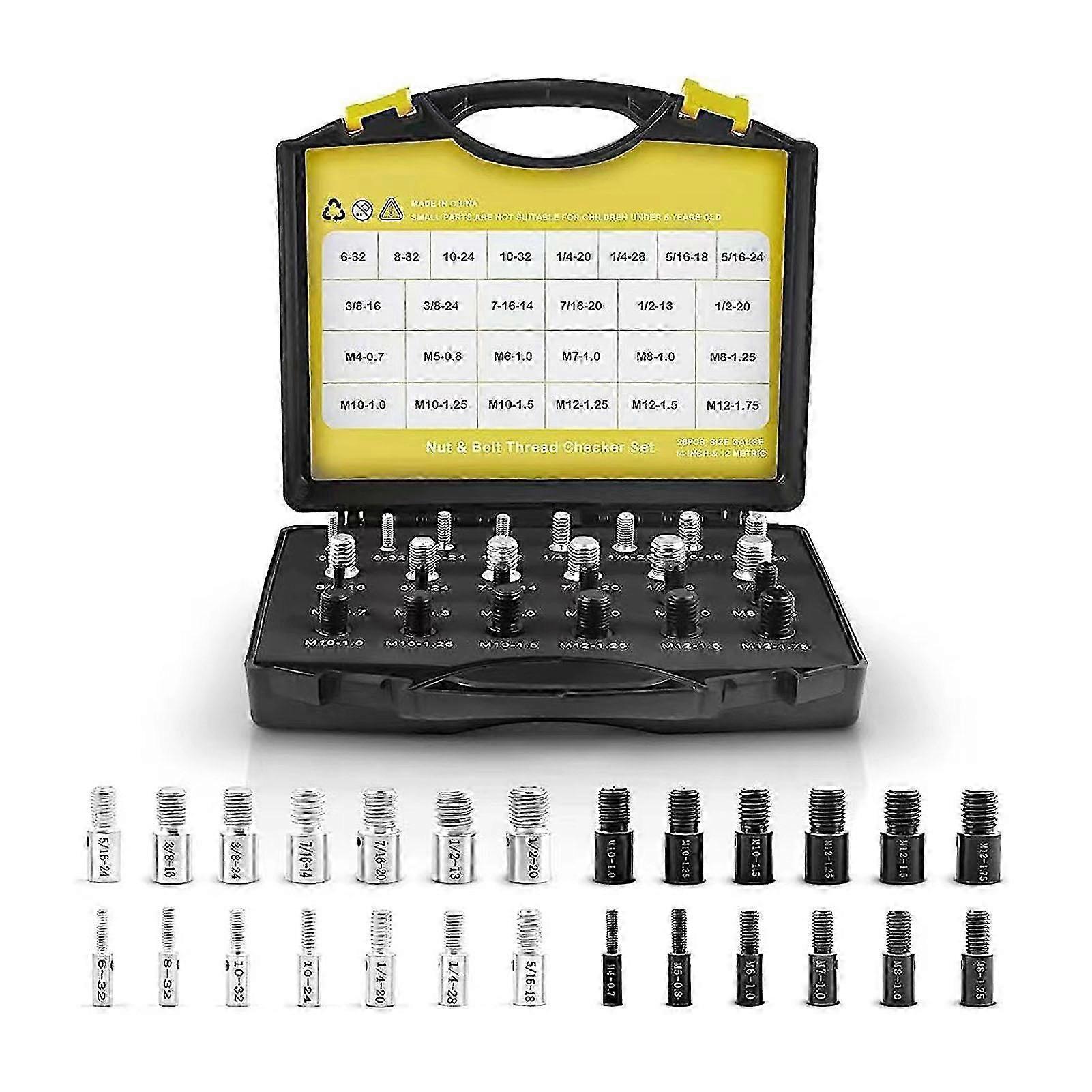 26-Piece Hardened Thread Gauge Set