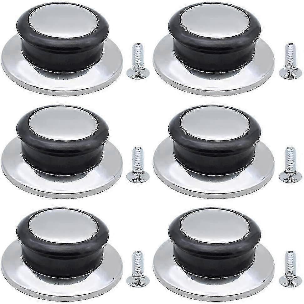 6pcs Universal Pan Lid Handle Knobs, Replacement Cookware Pot Lid Knobs