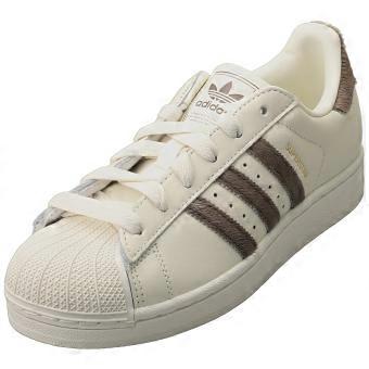 adidas Superstar II Womens Fashion Trainers in Off White