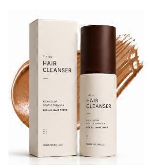 Semi-Permanent Hair Color Shampoo, Color & Care 2-in-1, Natural Plant Extracts, Gray Hair Coverage Hair Dye Shampoo 300ml Hair Shampoo