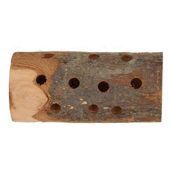 Hamster Log Chew Toy Natural Safe Molar Bite Resistant   Wooden Standing Stick for Small Animals