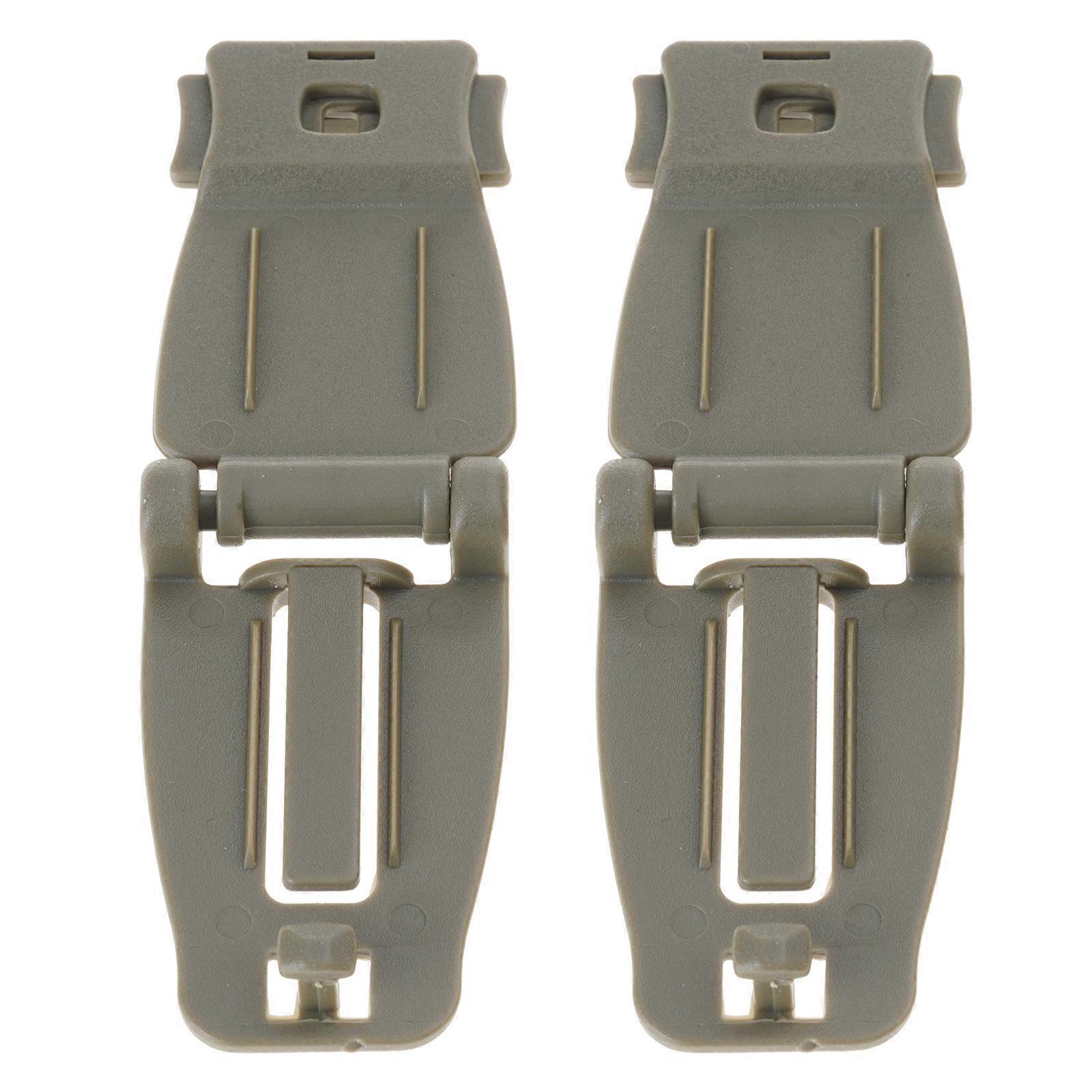 2Pcs/set Tactic Backpack Strap Management Clip for Webbing Multipurpose Backpack Strap Clip Webbing Dominator Buckle