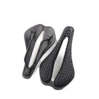 T68 Carbon Fibre Bicycle Saddle 243x135mm with Long Cutout for Road or Mountain Bikes