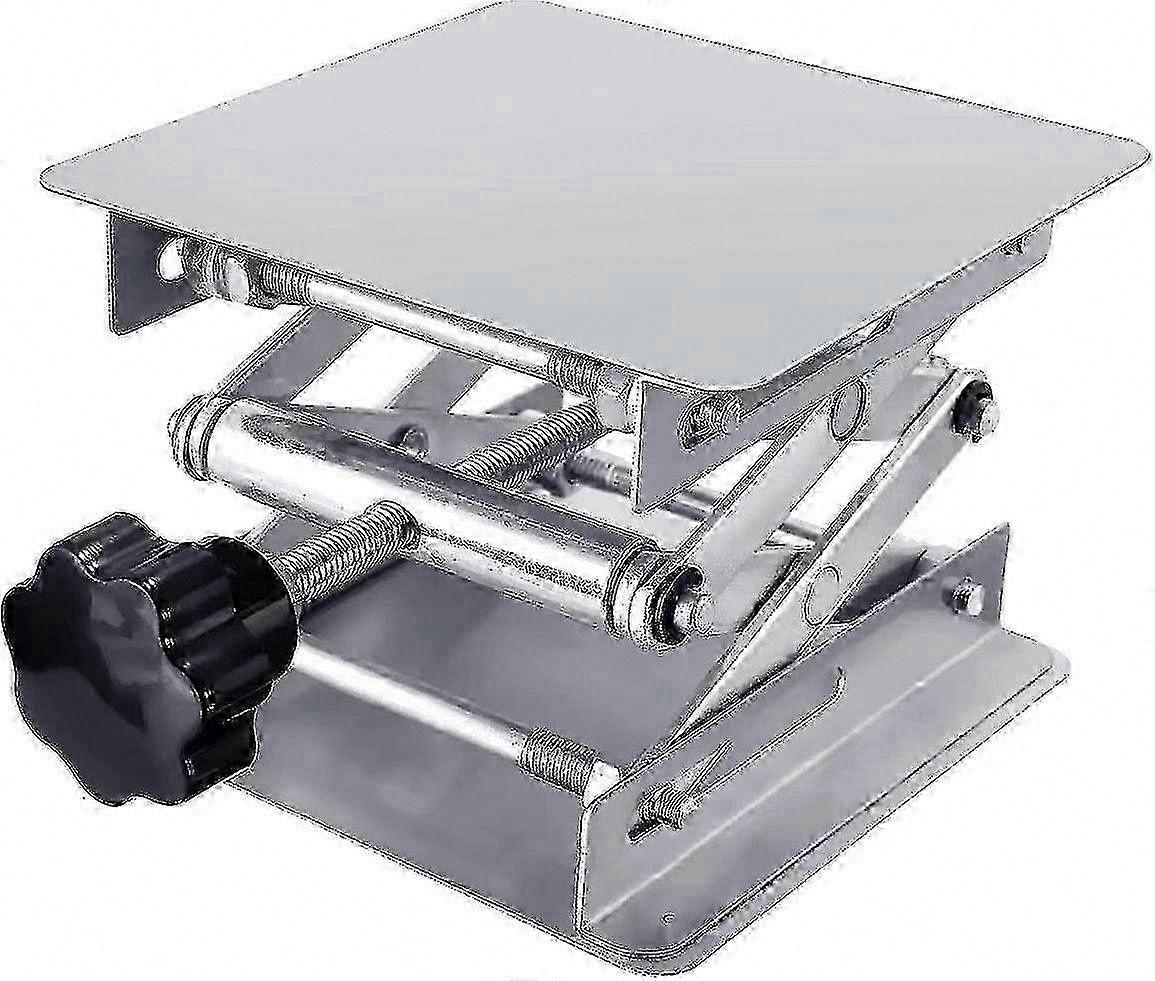 Adjustable Laboratory Lifting Table Stainless Steel Platform Compatible with Stand for Lab Work