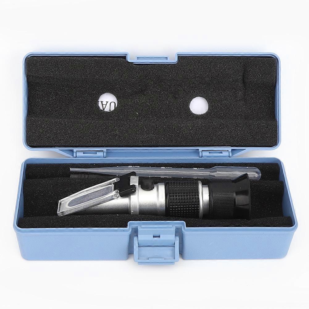 Refractometer Concentration Meter Brix Tester 0-90% for Automatic Temperature Compensation