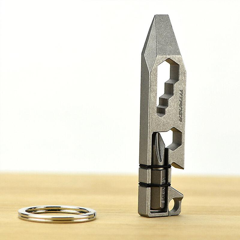 Multitools Edc Pocket Screwdriver Wrench Bottle Opener Key Hole Survival Emergency Tools Outdoor Camping Climbing
