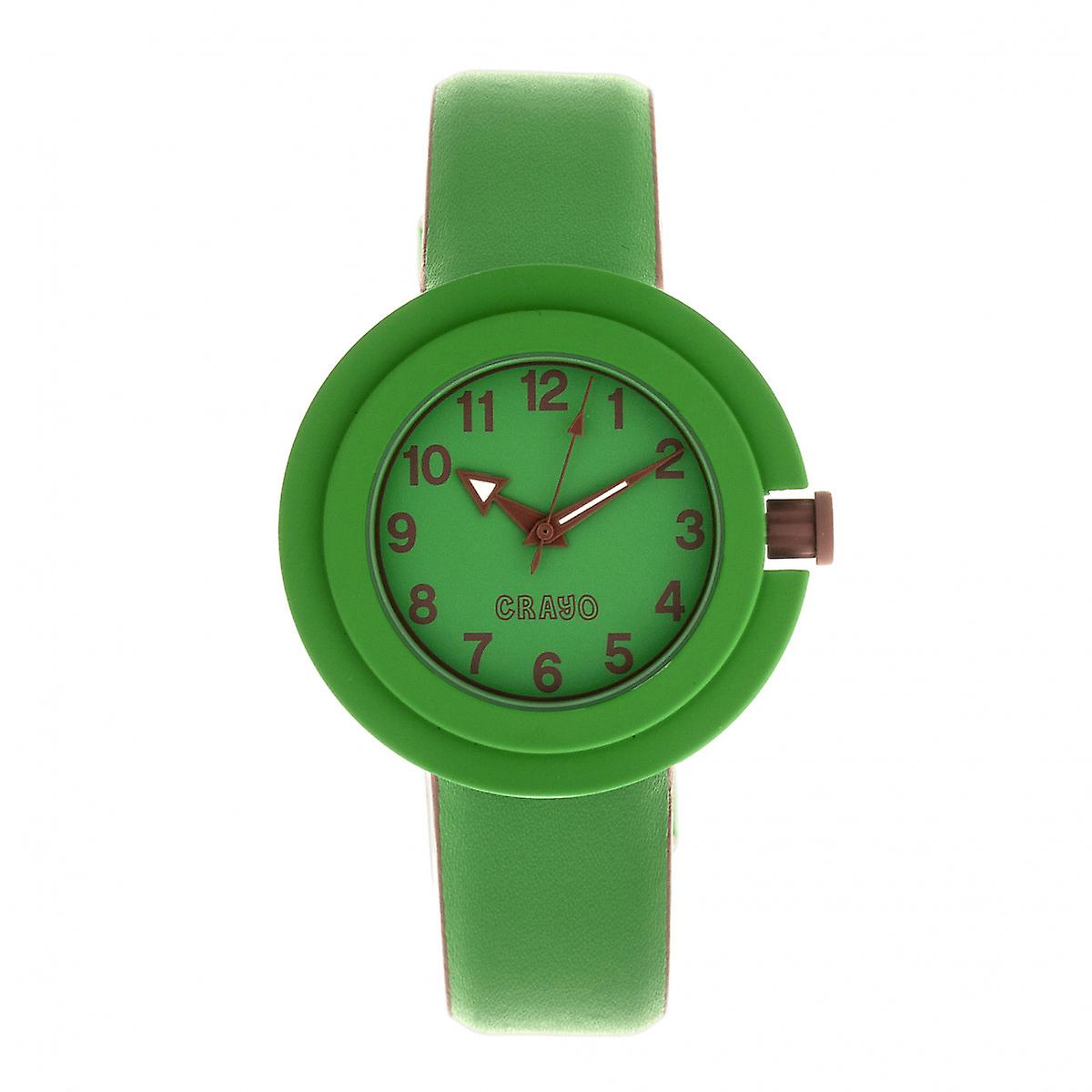 Fär Equinox könsneutrala Watch - Green/Brown