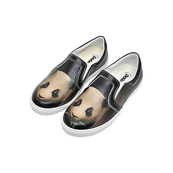 Vegan Leather Sneakers - Dog Rules Design - Oxford