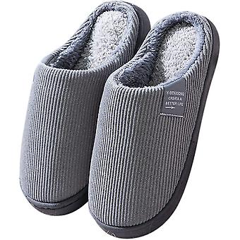 Slippers For Women Men Memory Foam Warm Slip On Slippers Comfy