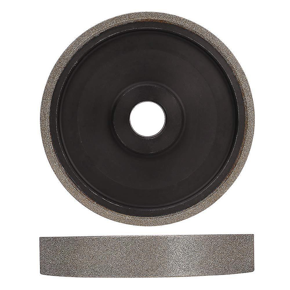 Meule de bijoux lapidaires en diamant 6 pouces x 1 pouce avec trou de tonnelle de 1 pouce (pour le verre de granit gemme