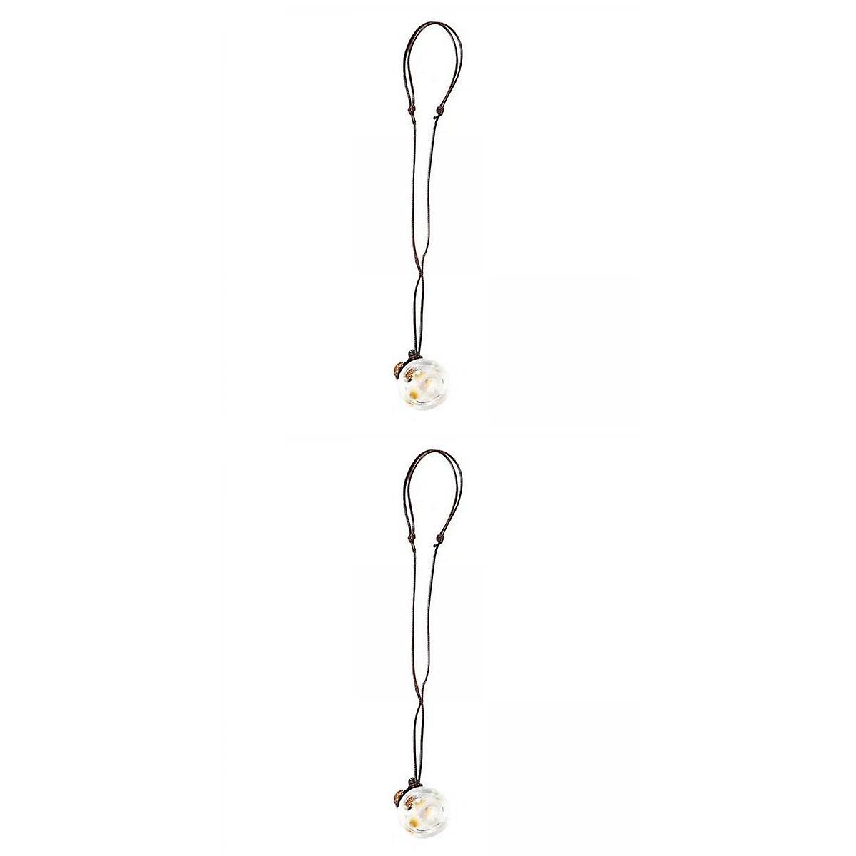 2 PCS Car Hanging Perfume Bottle Empty Diffuser Refillable Decor Accessories