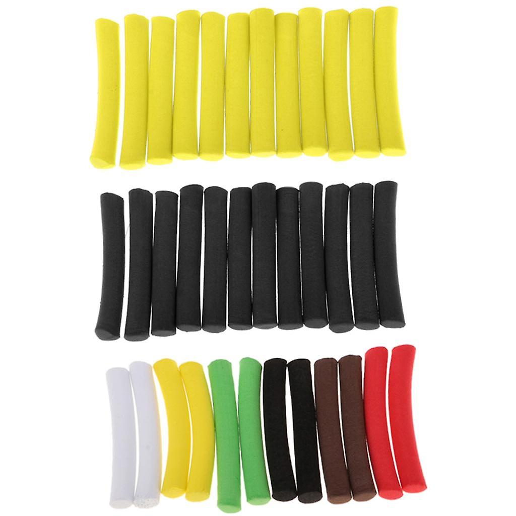36Pcs in 1 EVA Carp Fishing Foam Sticks Cylinder Float Making Fly Tying Rig