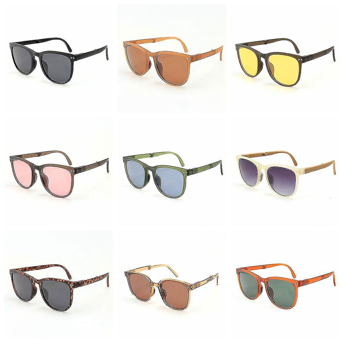 Women Folding Polarized Uv400 Sunglasses Mini Portable Glasses