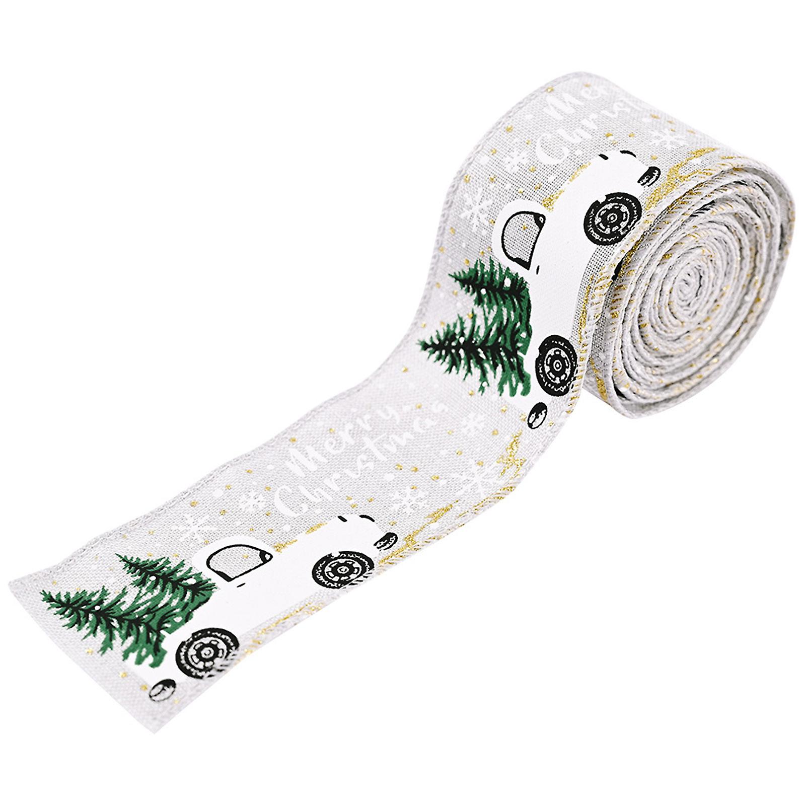 5m Christmas Ribbons For Gift Wrapping Classic Patterns Xmas Gifts Decor