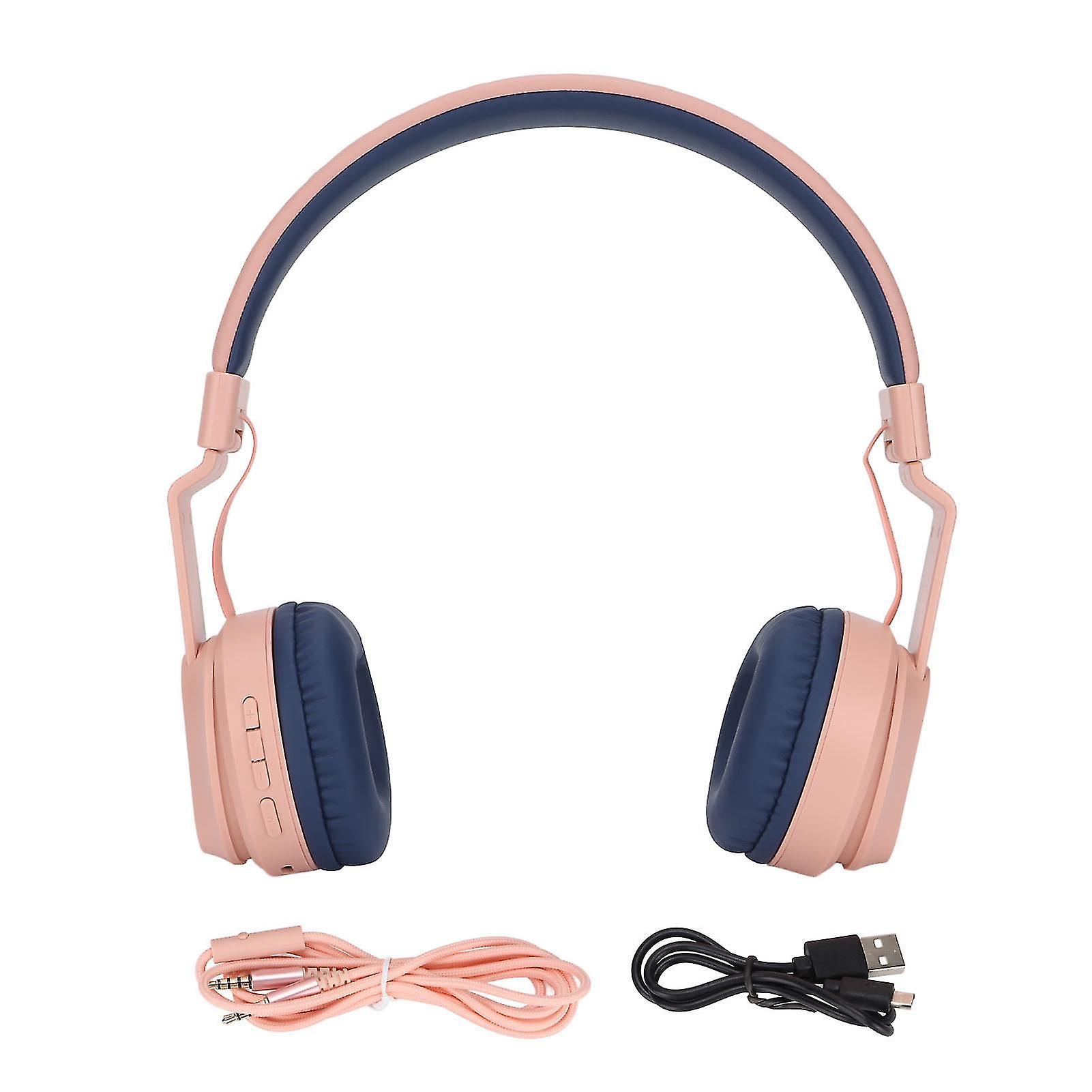 Fingertime Bobo1 Children's Bluetooth Headset Supports Linein Playback Mode/memory Card Playback Mode/children Modepink