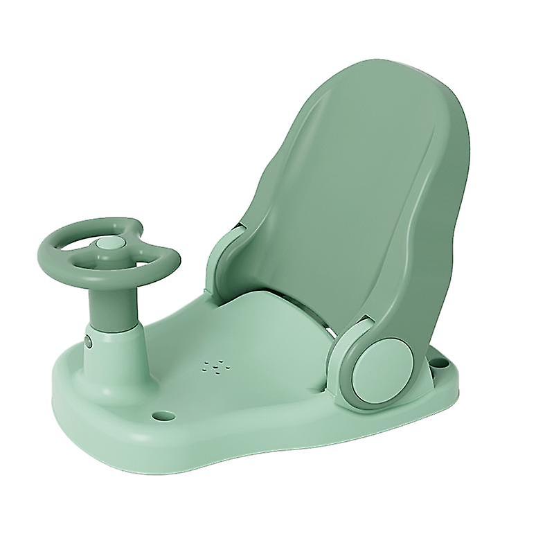 1pc Baby Bath Seat Baby Tub Sit Ups Bath Seat For 6-36 Months Baby Non-slip Soft Pad With 4 Safety Suction Cups For Backrest Support