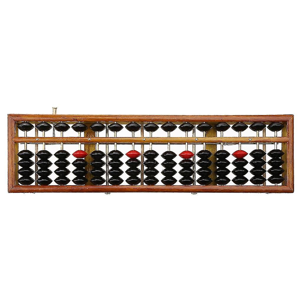 Professional Wooden Abacus Calculator With Reset Button For Accountants Clerks TY