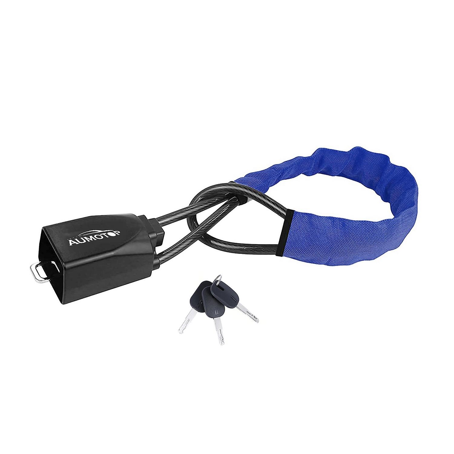 Steering Wheel Lock, Universal Seat Belt Lock Anti-Theft Locking Device with 3 Keys for Car SUV Van
