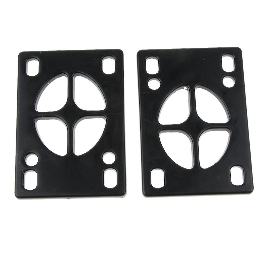 2pcs Skateboard Risers Shock Pad Longboard Shock-proof Mounting Hardware 3mm