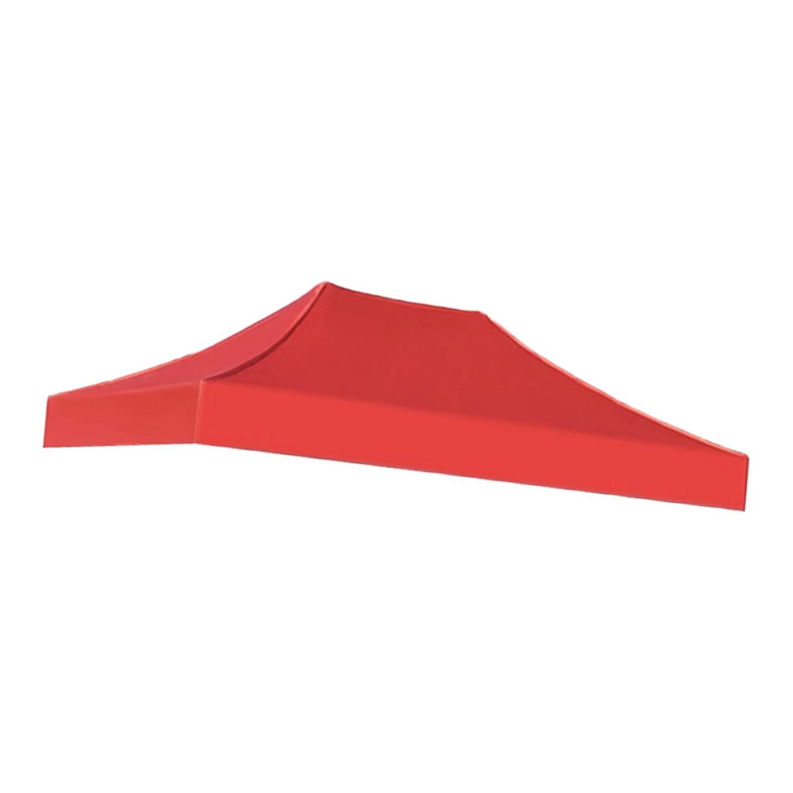 Canopy Top Cover Rainproof 3x2M Rain Tarp for Patio Beach Summer Red