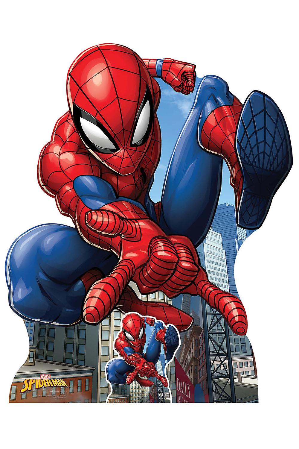 Spider-Man Crouching Official Lifesize Marvel Cardboard Cutout