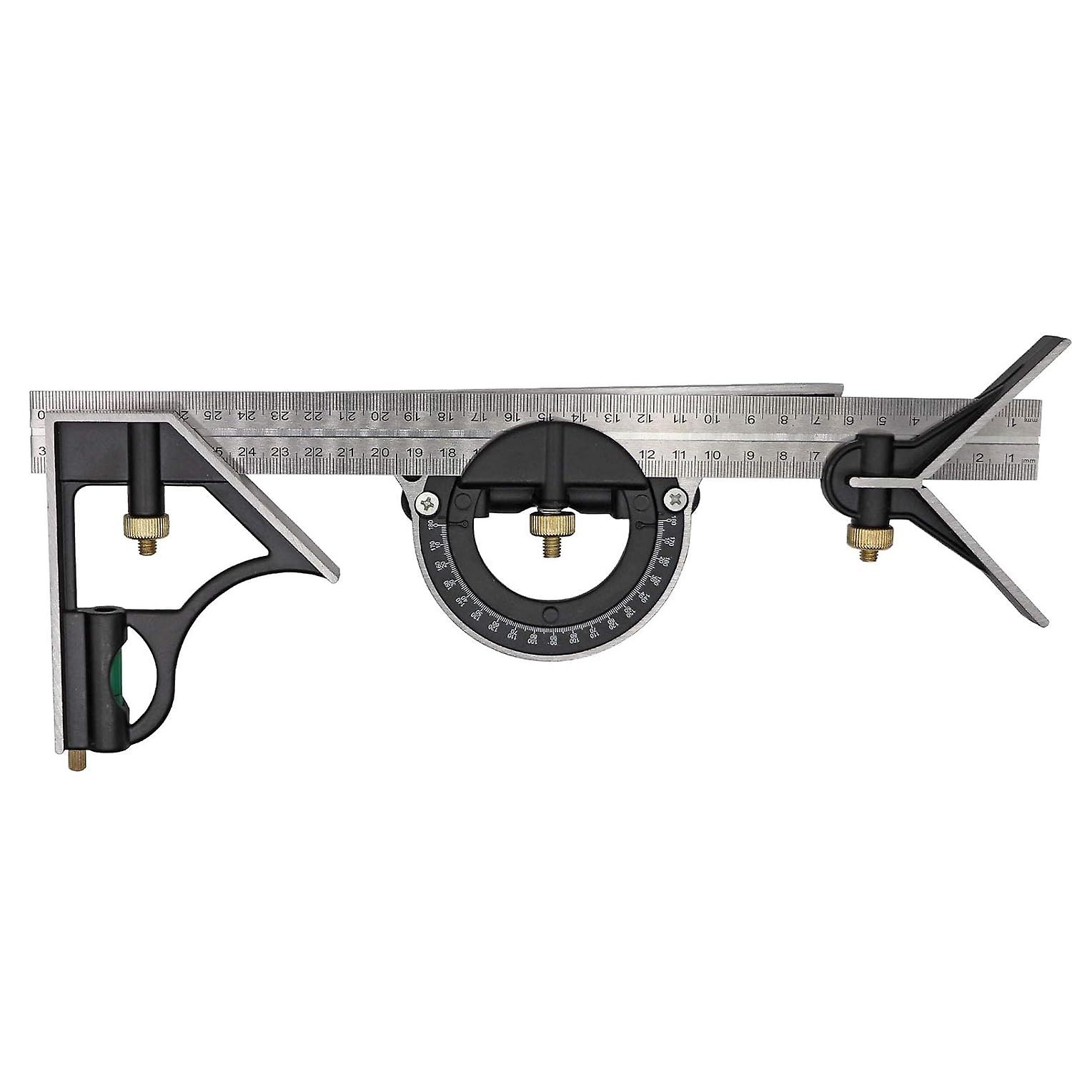 Combination 300mm Multifunction Adjustable Square Heavy Duty Square Measuring Tool Kit Precision Angle Finder Carpenter Square Scale