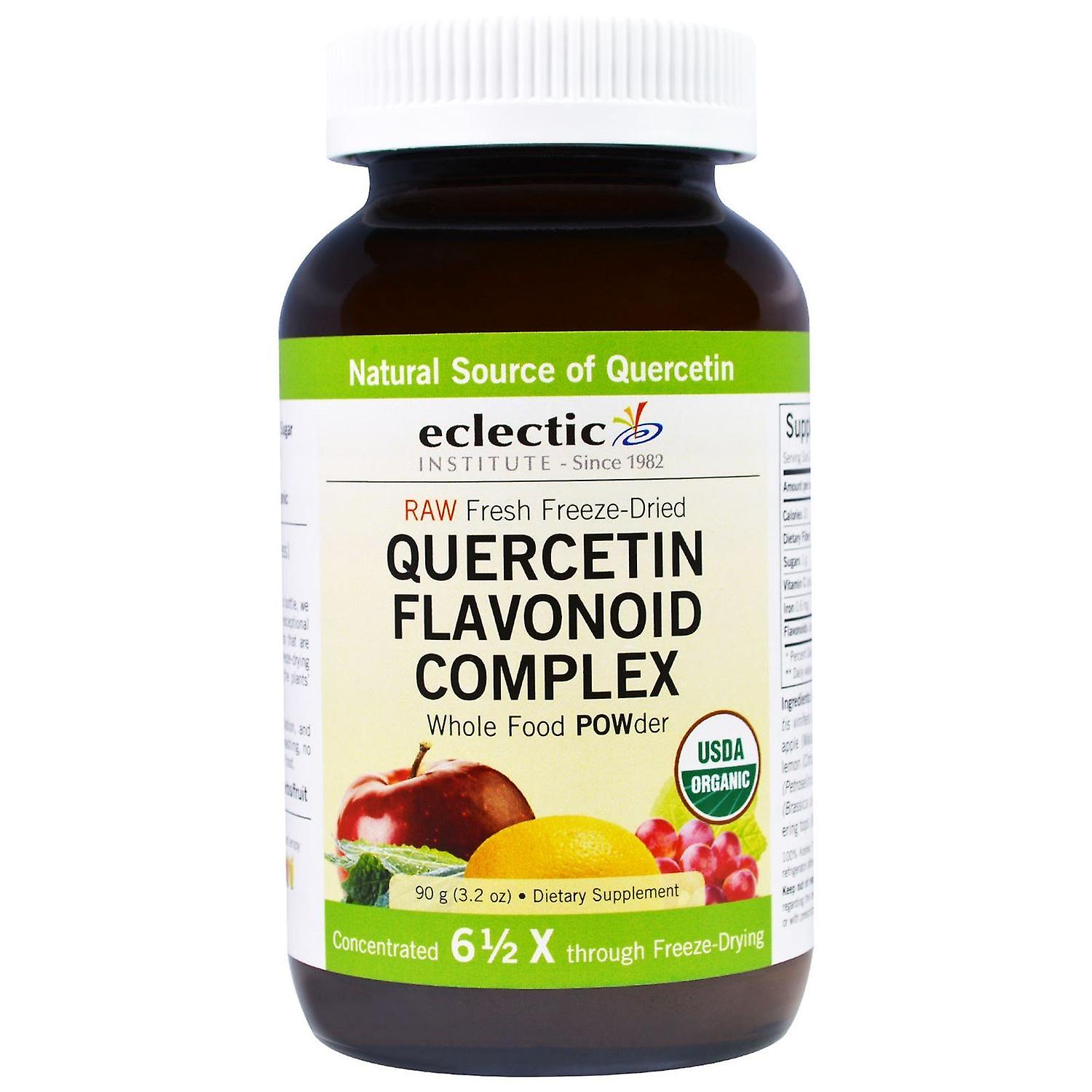 Eclectic Institute, Quercetin Flavonoid Complex, Whole Food POWder, 3.2 oz (90 g