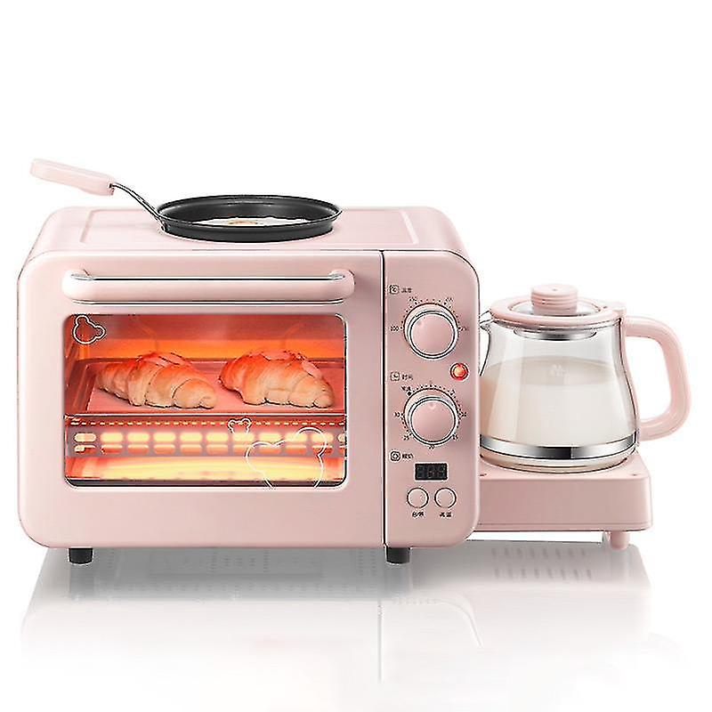 Multifunctional Toaster Oven Breakfast Machine Coffee Machine Egg Cooking Pan Three In One