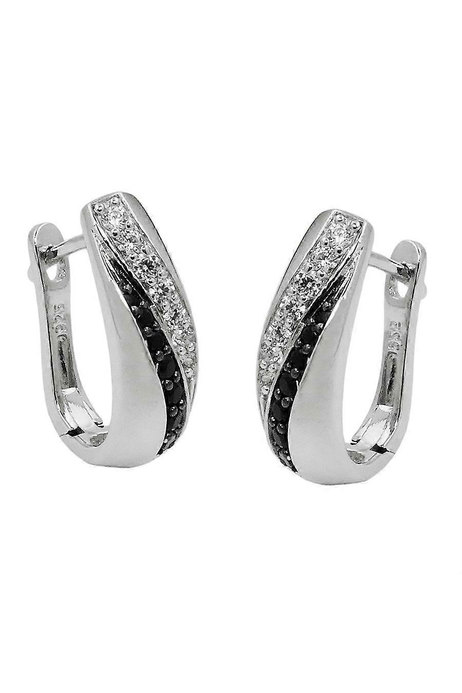 Hoop Earrings Zirconias Silver 925 - Gl93697