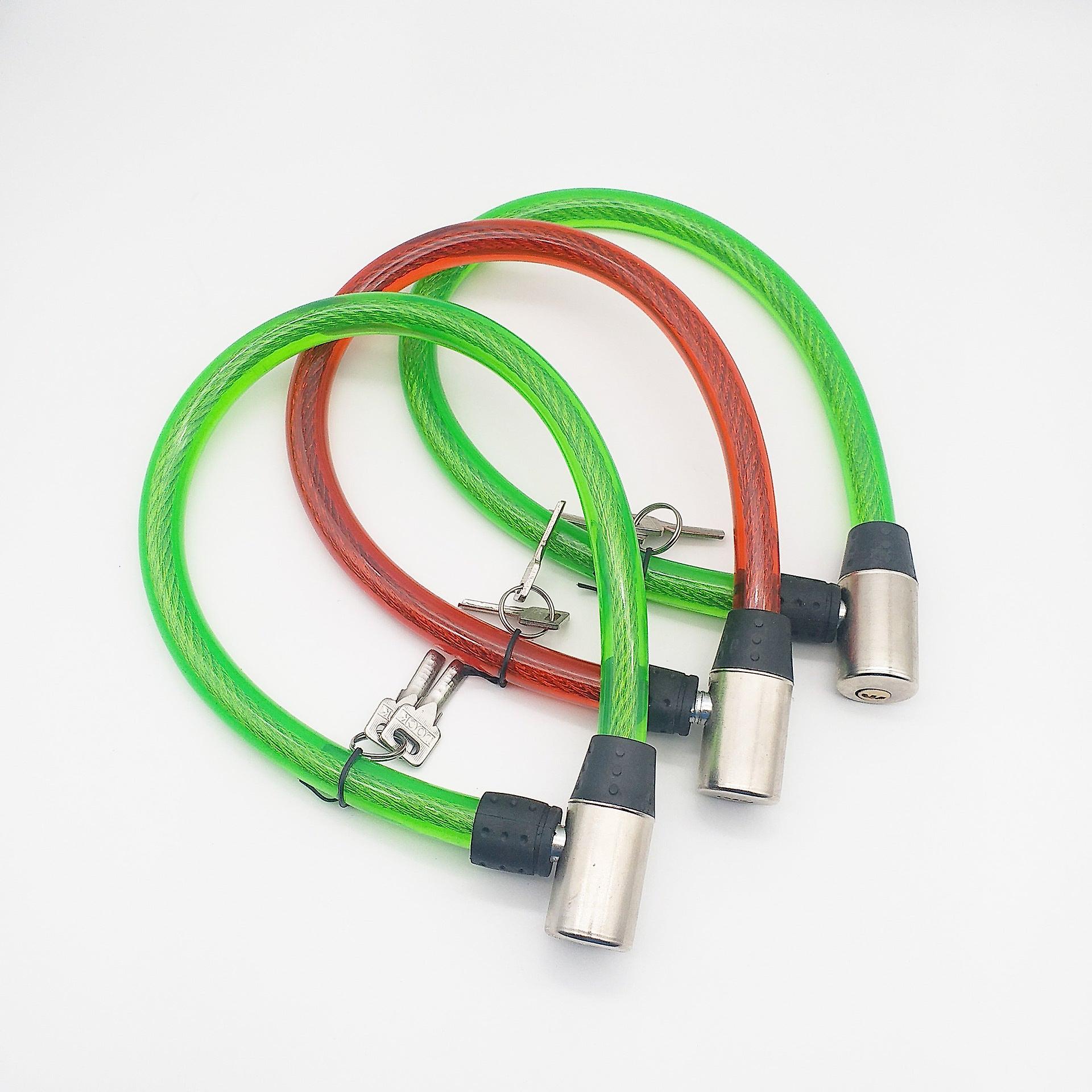 Bike Lock Bicycle Secure Shackle Lock Wire Rope Chain 1pcs