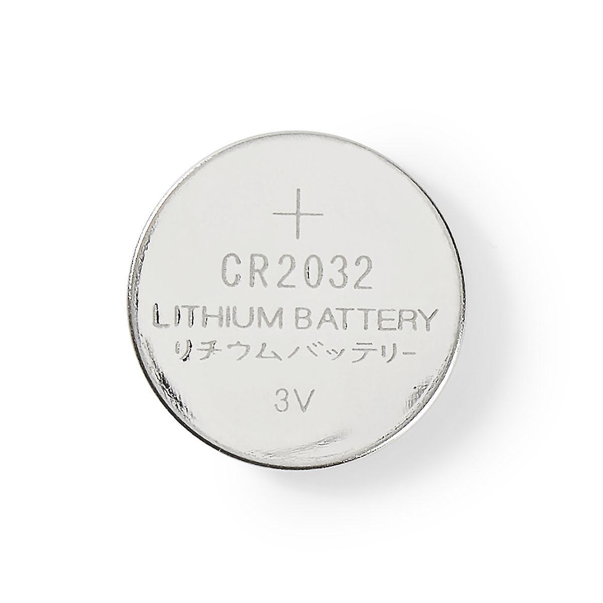 Lithium Coin Cell Battery CR2032 | 3 V DC | 5-Blister | Silver