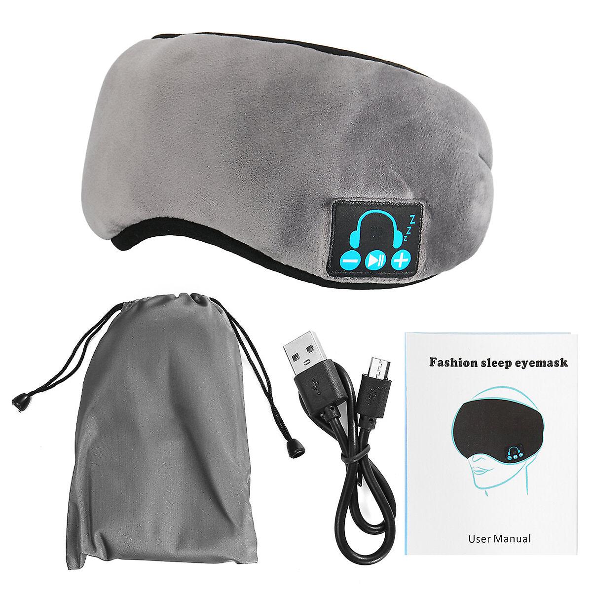 Wireless Bluetooth 5.0 Stereo Sleeping Eye Mask With Music Headset