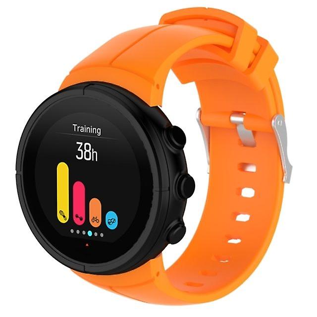 Replacement silicone watch band for SUUNTO Spartan Ultra Orange