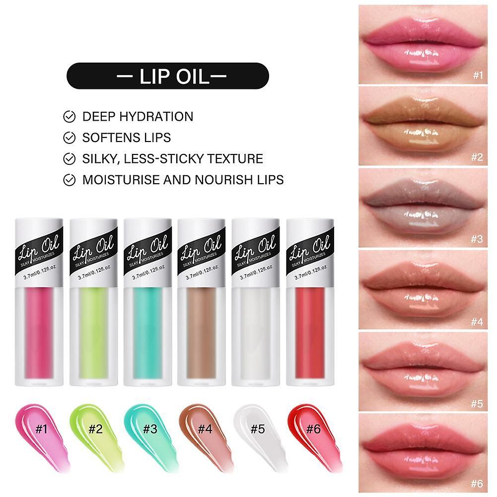 Fruit Flavored Plumping Lip Oil Hydrating Moisturizing Lip Plumper