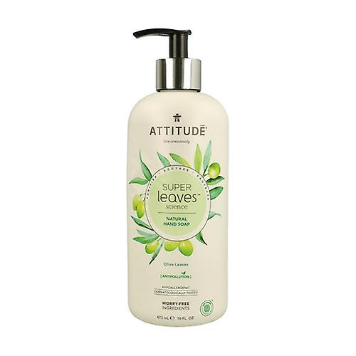 Super Leaves Hand Soap - olive leaves 473 ml (Olive)
