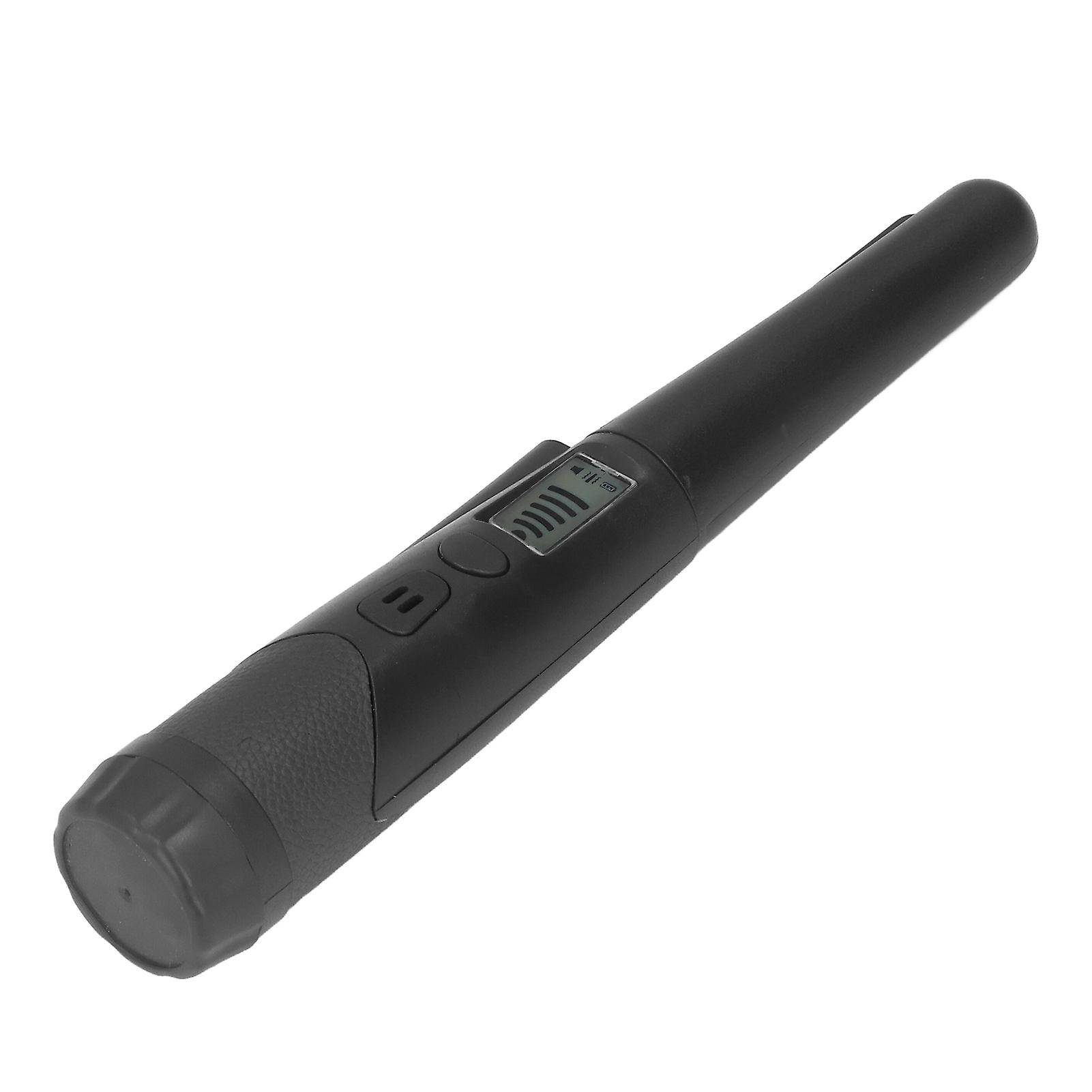 Metal Detector Professional High Sensitivity Portable Handheld Metal Detector with LCD Display Flashlight Function Black 