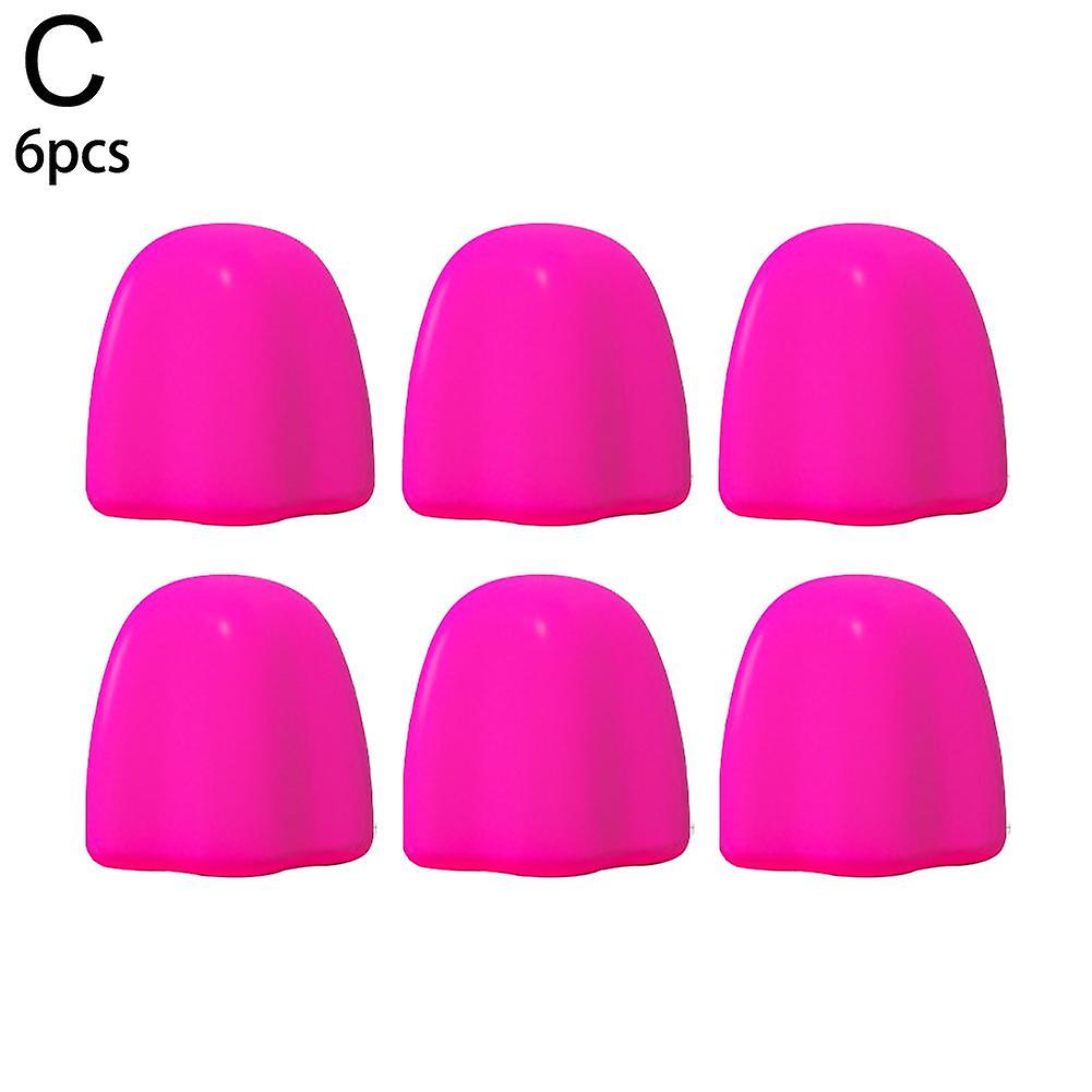 Dust Proof Toothpaste Cap Silicone Self-Closing Toothpaste Tube Squeezer 6pcs