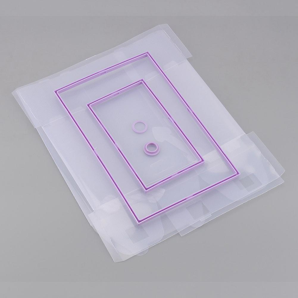 5 Storage Boxes Foldable Shoe Box Organizer, Shoe Storage Bag Box Double Plastic Purple