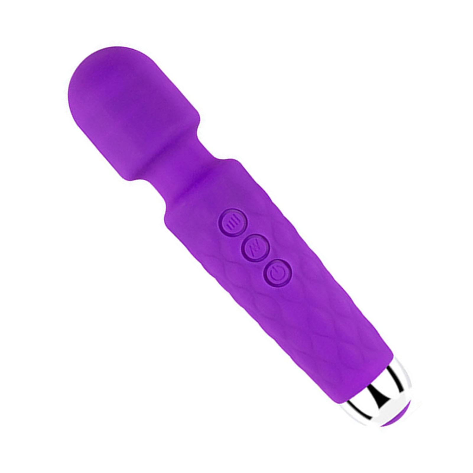 Vibrating Massager Wand 20 Frequency 8 Speed USB Rechargeable