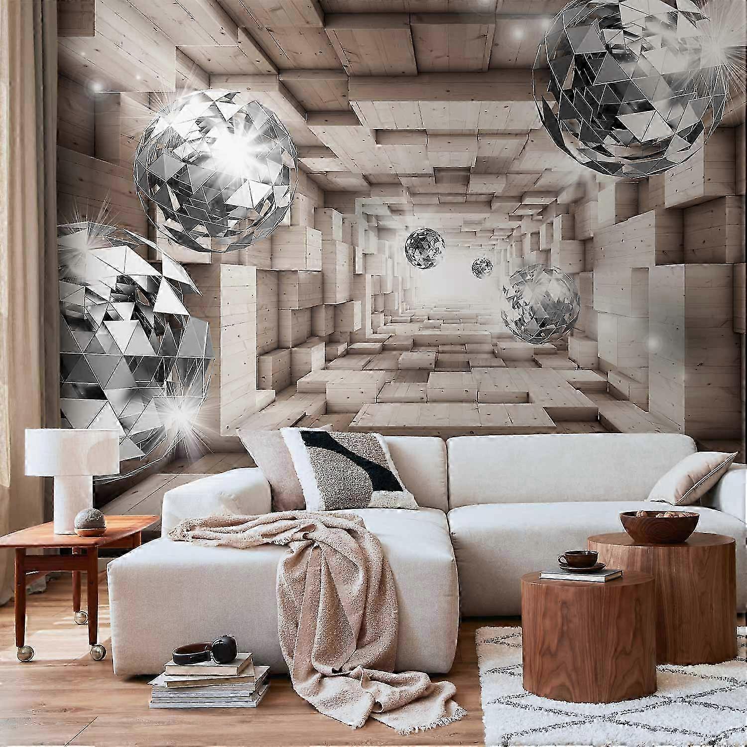 Fototapeta - V dřevěném tunelu