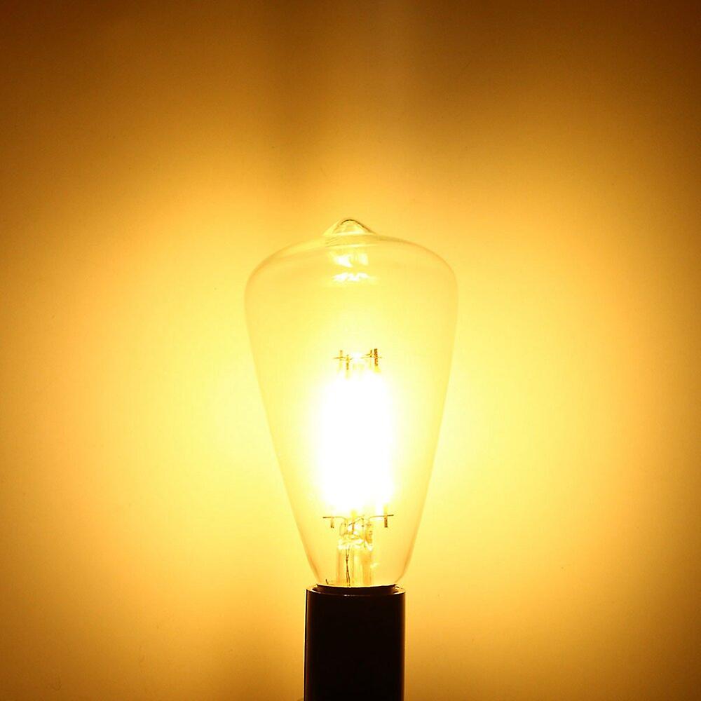 Ac220v E14 4w Led Filament Cob Light Bulb Edison Retro Vintage Lamp For Home Decor