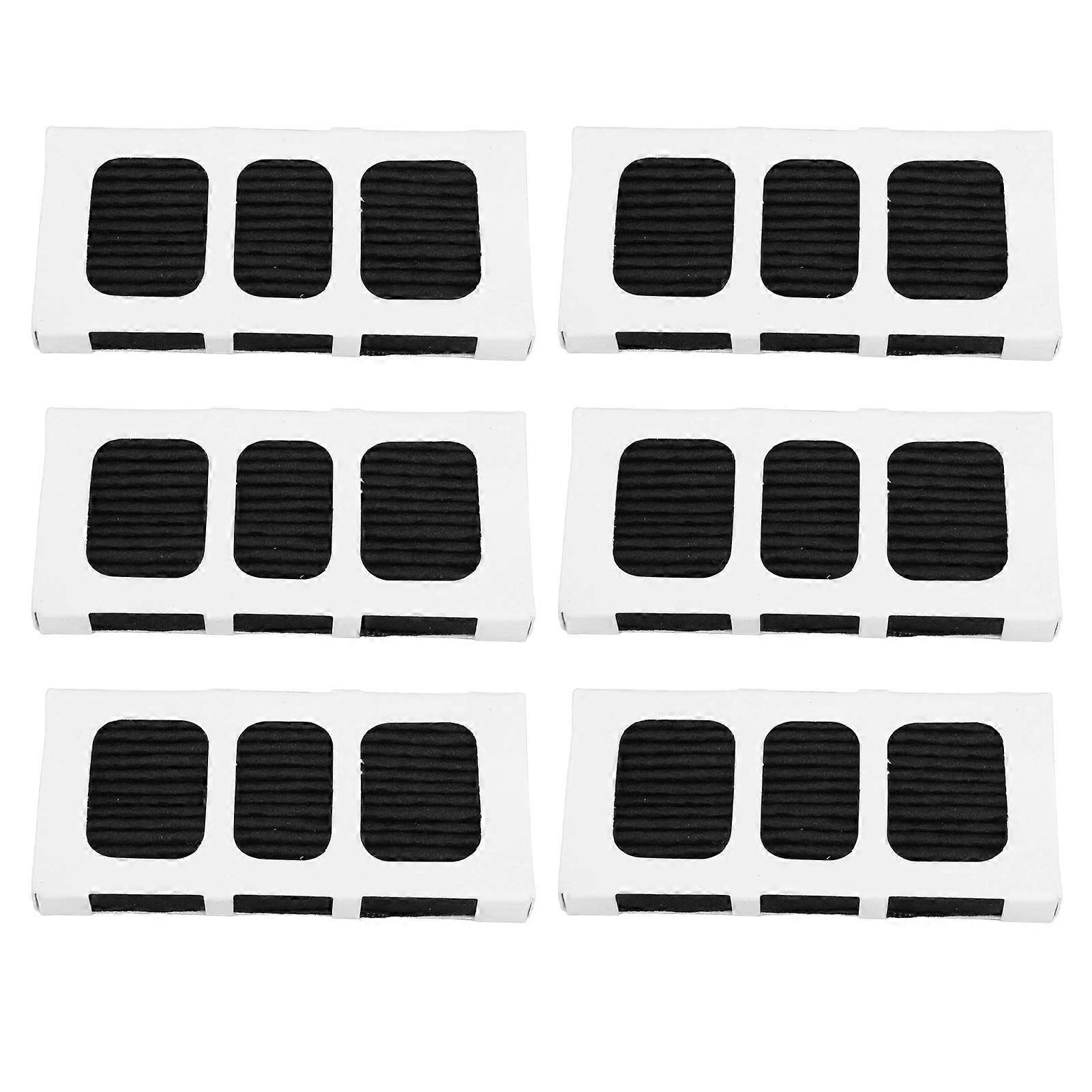 6 Pack Refrigerator Air Filters Activated Carbon Odour Removal Eliminates Unpleasant Smells Compatible with Paultra2 for Fridg