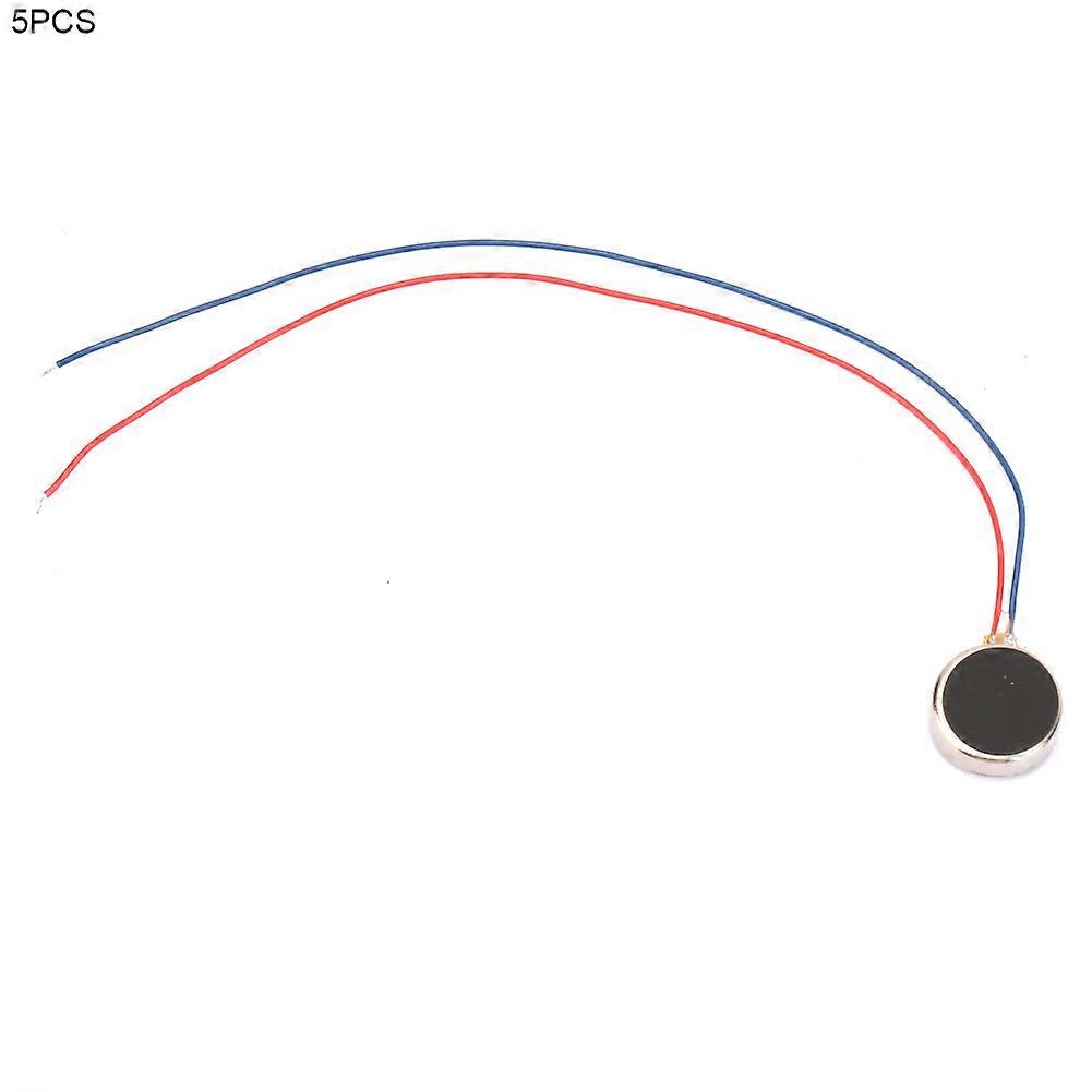 5 قطع DC 3V 80mA جهاز نداء وعملة الهاتف الخليوي مسطحة تهتز محرك مايكرو 10x2mm 11000RPM 1020 (34 مم)