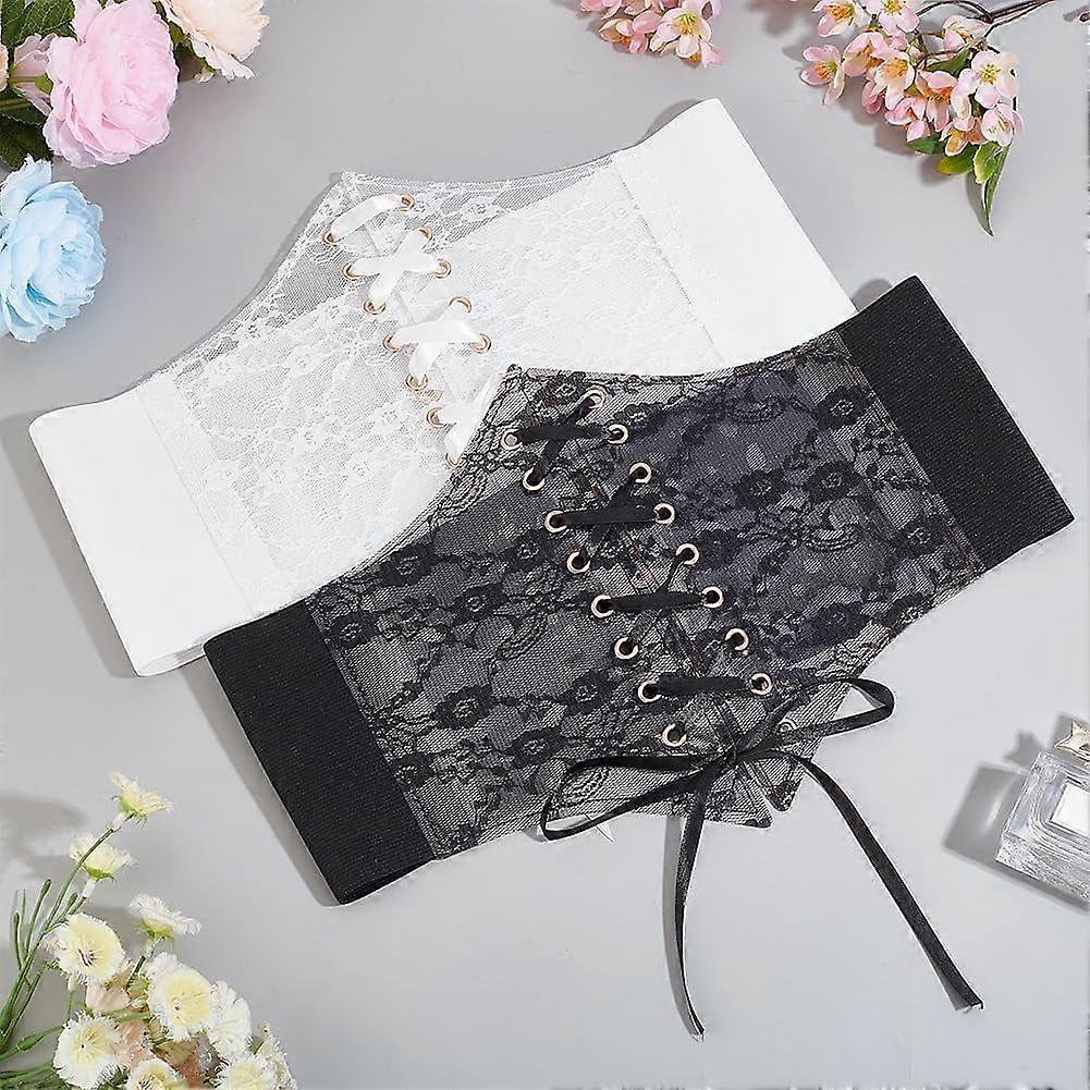 Ceinture Corset Rétro Vintage Réglable pour Femmes - Large Bandage Élastique