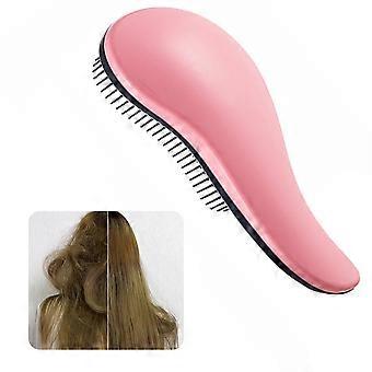 4pcs Hairbrush Detangler-Soft and Comfortable Detangling Brush, Curly Hair Brush for Scalp Massage, Wet or Dry Hair - Hairbrush for Men & Womenpink