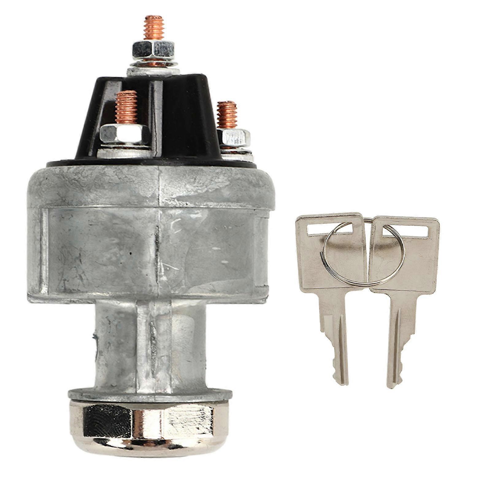 Ignition Switch with 2 Key 6665606 Replacement for Bobcat Loaders 310 313 322 440 530 533 630 631 MT50 MT52