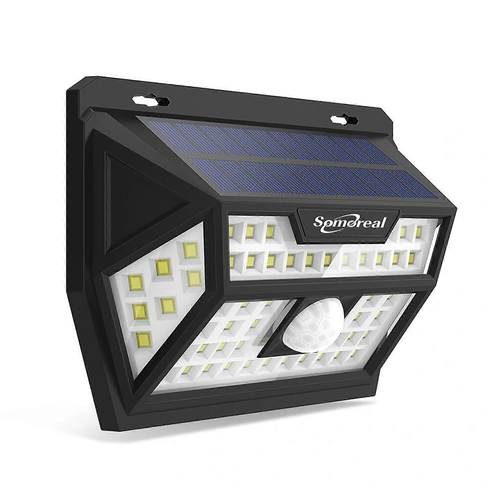 PIR Motion Sensor Outdoor Security Wall Light – Waterproof LED Lamp, 60W, IP44, Black