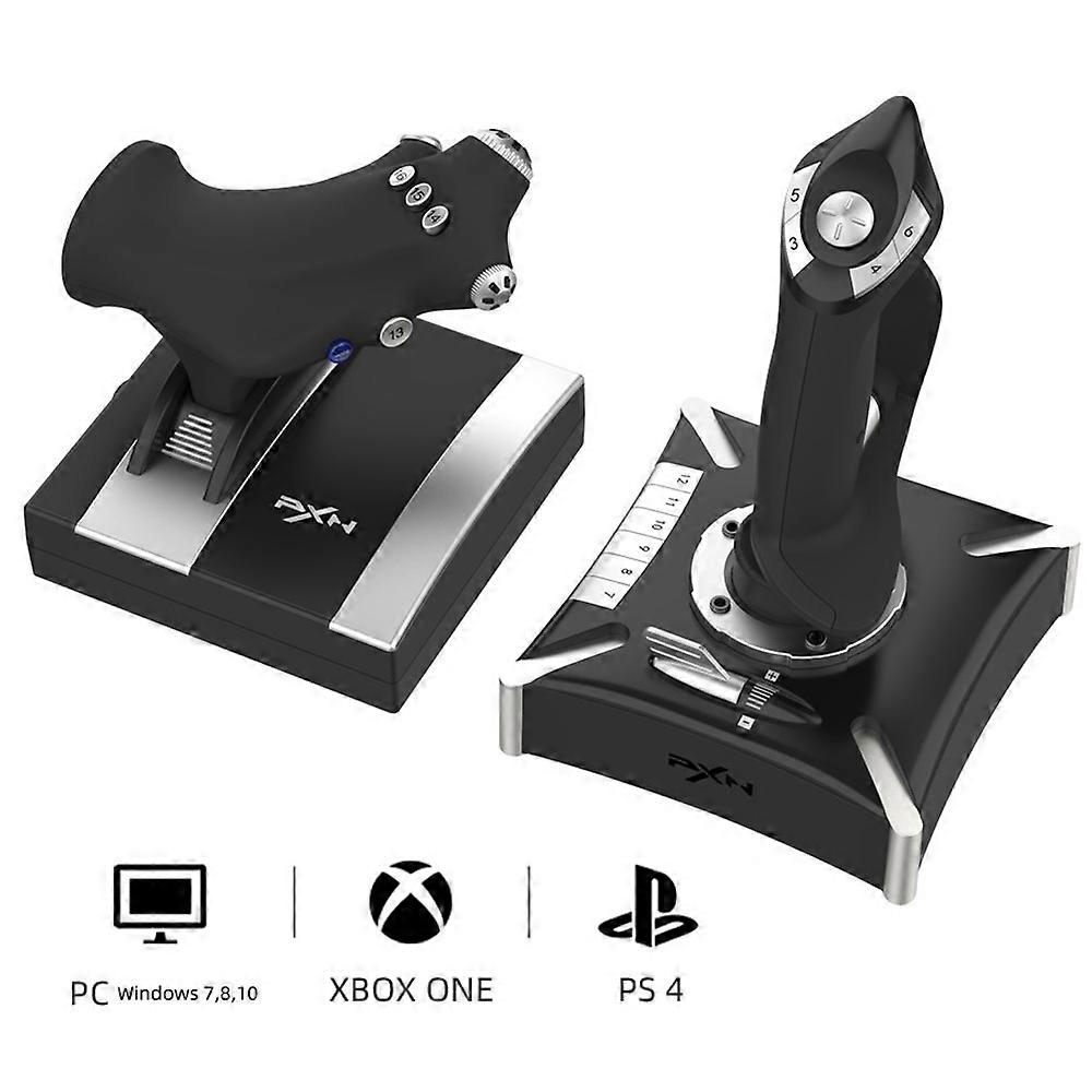 -2119ii Pro Flight Simulator 2021 Usb Gamepad Vibration Controller Joystick Controller for PC PS4 Xbox One Flight Joystick