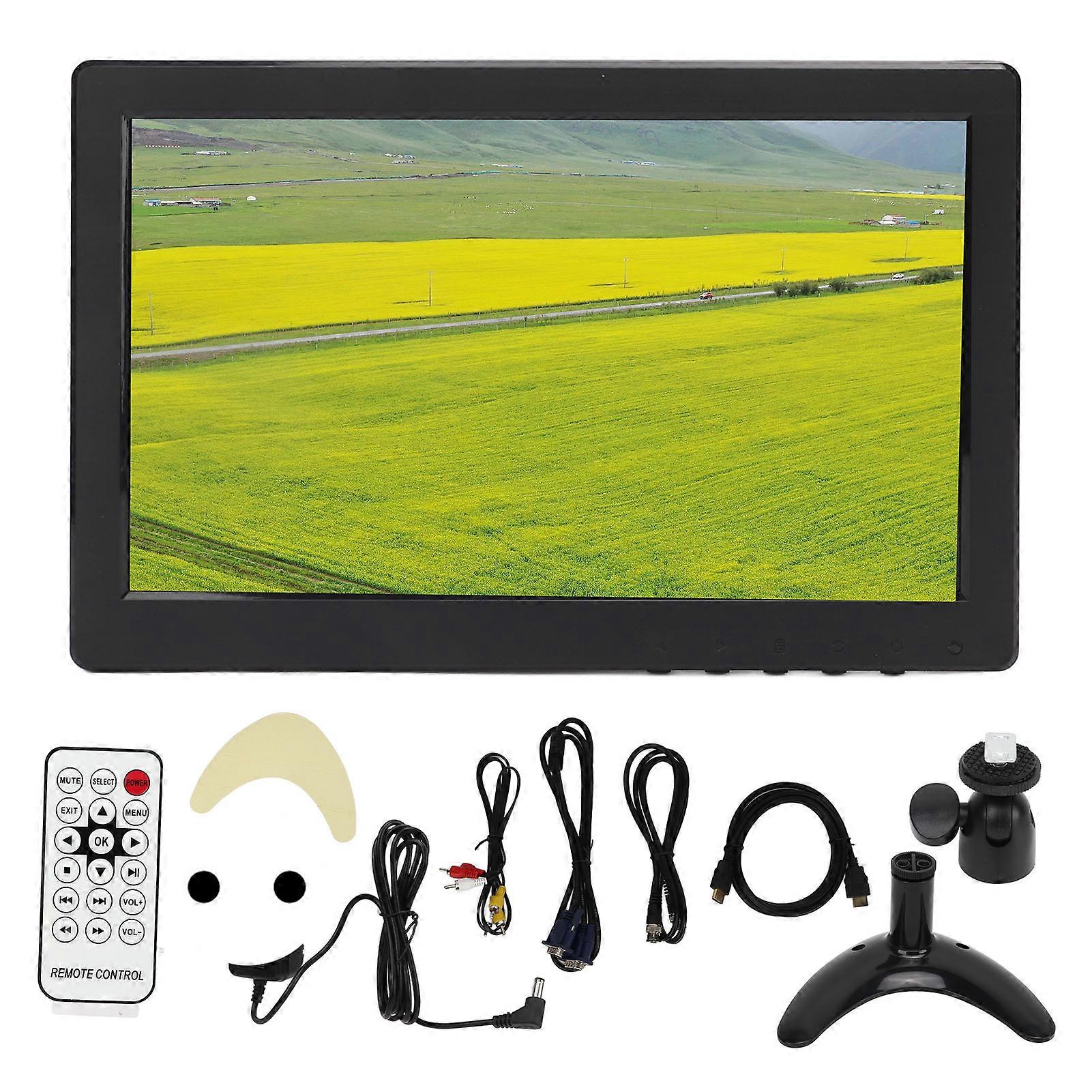 9in Tft Lcd Computer Monitor With Multi Input Interface Speaker Hd Color Gaming Display Screen For Dvr Daily 100240v Eu Plug