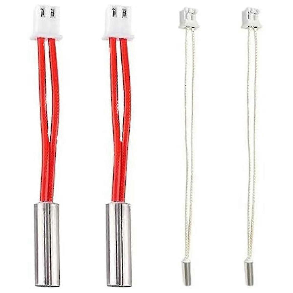 4 stuks Verwarming Hoge Temperatuur Sensor Verwarmingsbuis 24V 50W Thermistor voor Neptune Pro / Plus / Max 3D Printer-AS_Dec